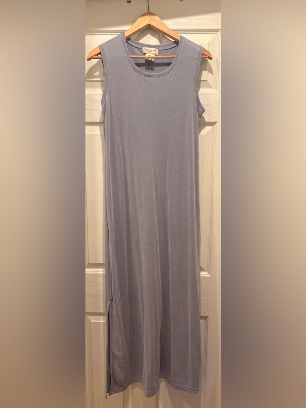 Jones New York Sleeveless Maxi Dress in Light Blue